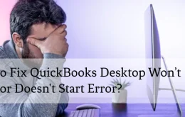QuickBooks Desktop Won’t Open